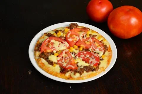 Pizza endiablada Stock Photos