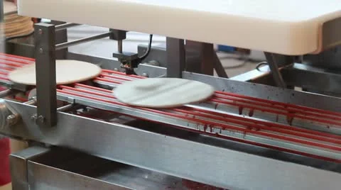 Pizza factory Stock Footage 12189448