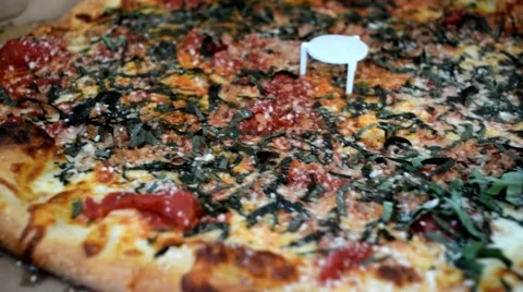Pizza Flat Stock Footage 52933247