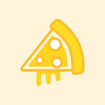 Pizza Food Icon Pack Vector Illustration Stock Illustration