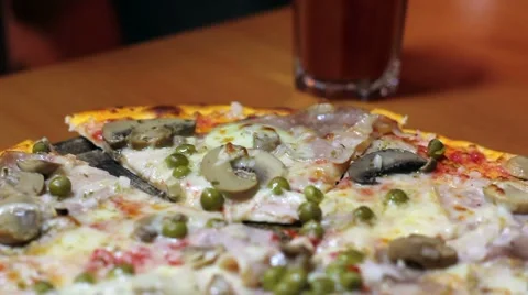 Pizza Stock Footage 8552836