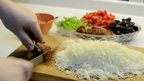 Pizza Stock Footage 113953281