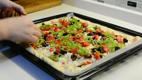 Pizza Stock Footage 113954052