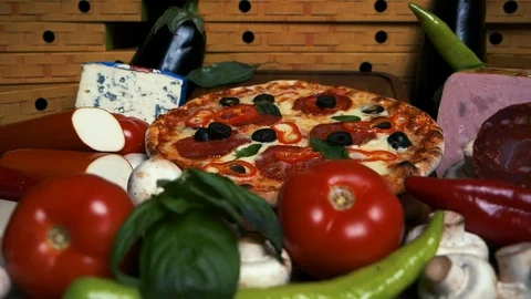 Pizza Stock Footage 122214083