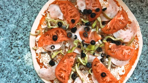 Pizza Stock Footage 129077563