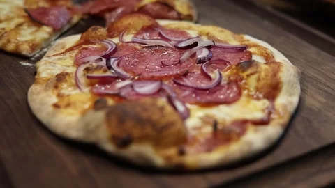 Pizza Freshly Made Stock Footage 262288974