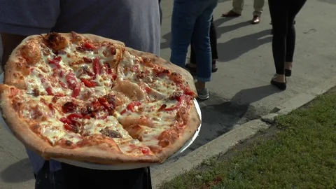 Pizza To Go 스톡 동영상 99307311
