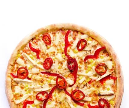 Pizza goraca Mexico 스톡 사진