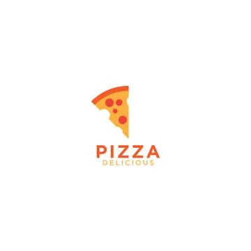 Pizza graphic design template Stock Illustration