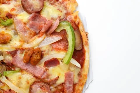 Pizza ham Stock Photos