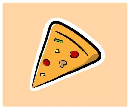 Pizza Icon Stock Illustration