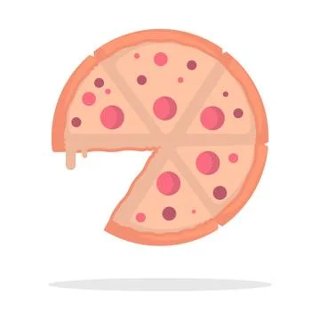 Pizza icon Stock Illustration
