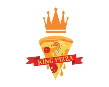Pizza icon logo illustration vector Stock-Illustration
