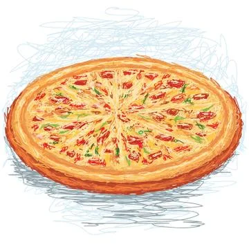 Pizza Stock Illustration
