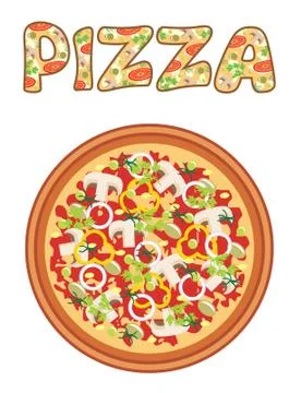 Pizza Stock Illustration