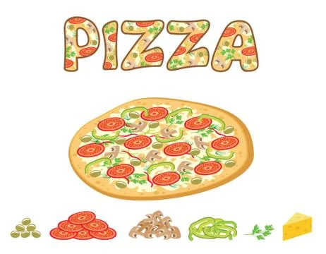 Pizza Stock Illustration