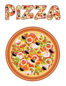 Pizza Stock Illustration