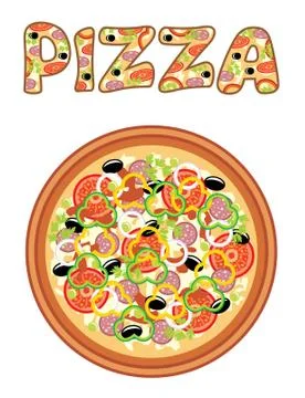Pizza Stock Illustration