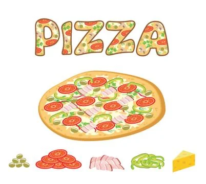 Pizza Stock Illustration
