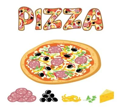 Pizza Stock Illustration