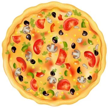 Pizza Stock Illustration