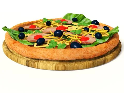 Pizza Stock Illustration