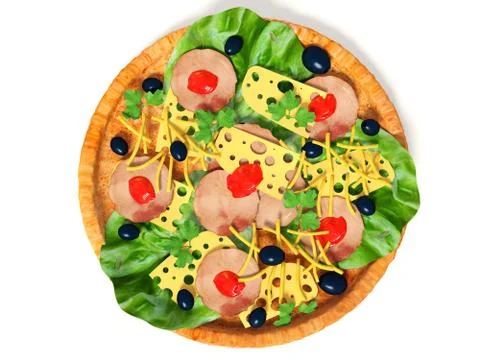 Pizza Stock Illustration