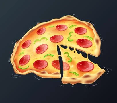 Pizza Stock Illustration