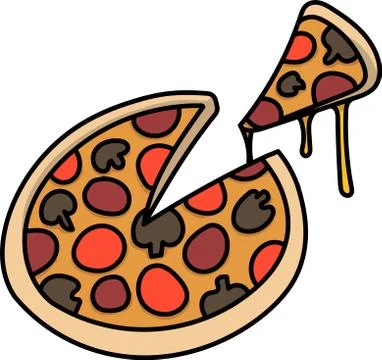 Pizza Stock Illustration