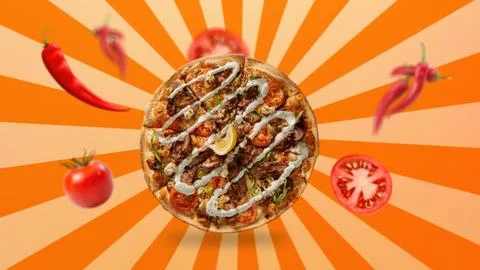 Pizza Stock Illustration