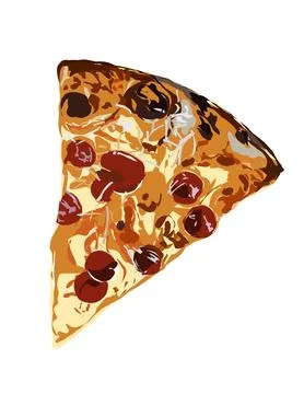 Pizza Illustrazione stock