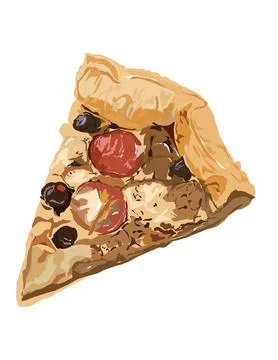 Pizza Stock Illustration