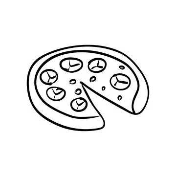 Pizza Illustrazione stock