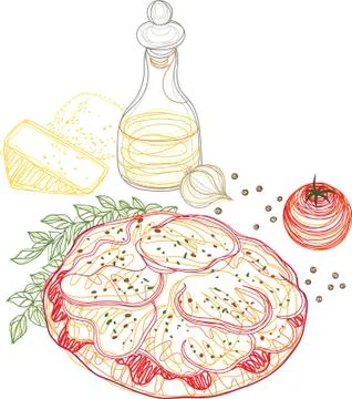 Pizza Illustration Stock Illustration