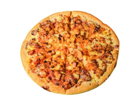 Pizza isolated Stock Photos
