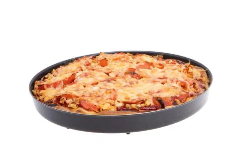 Pizza isolated Stock Photos