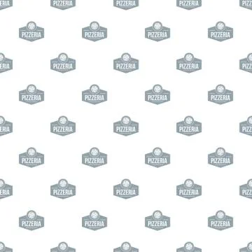 Pizza italian pattern vector seamless Stock Illustration