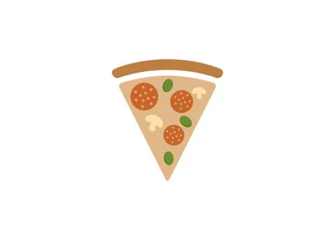 Pizza logo Stock Illustration