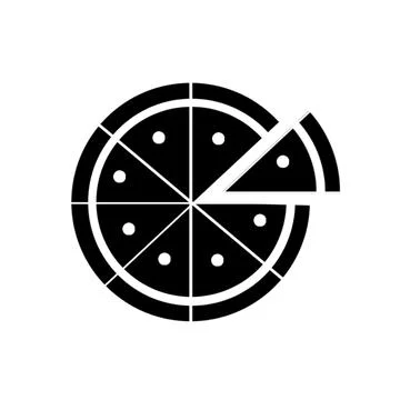 Pizza logo illustration Иллюстрация