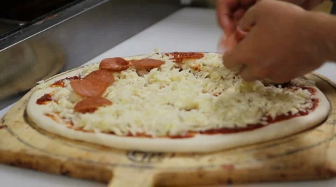 Pizza making Stock Footage 908233