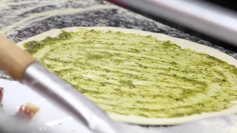 Pizza Making Part 1 Stock Footage 82563729