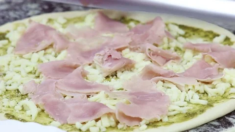 Pizza Making Part 3 Stock Footage 82563736