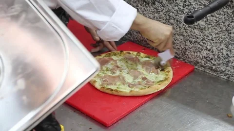 Pizza Making Part 4 Stock Footage 82563724