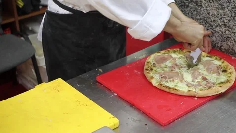 Pizza Making Part 5 Stock Footage 82563723