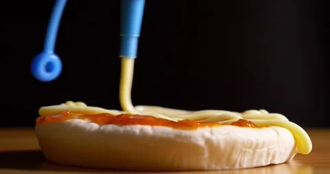 Pizza making process on black background... | Stock Video | Pond5
