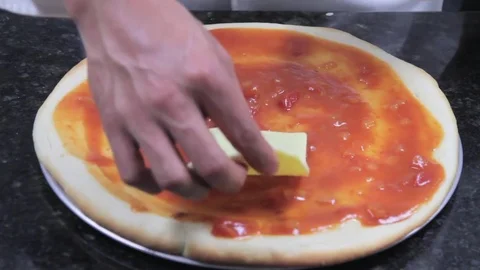 Pizza Marinara Stock Footage 85073125