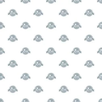 Pizza menu pattern vector seamless 스톡 일러스트