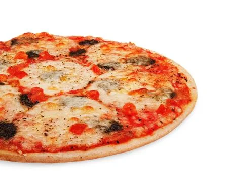 Pizza mozzarella Stock Photos