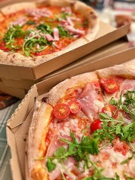 Pizza to order Stock Photos