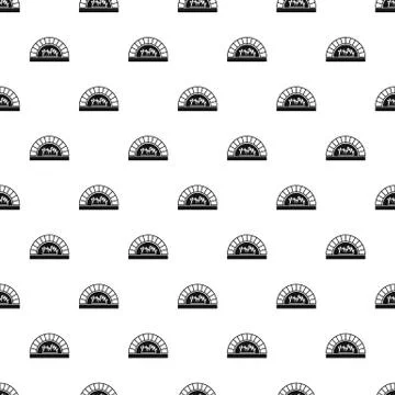 Pizza oven with fire pattern vector Stock Illustration